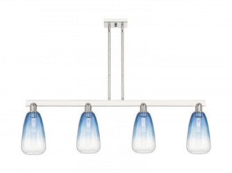 Brookhaven Almond - 4 Light - 48 inch - Polished Nickel - Stem hung - Island Light (3442|716-4I-PN-G480-6SB)