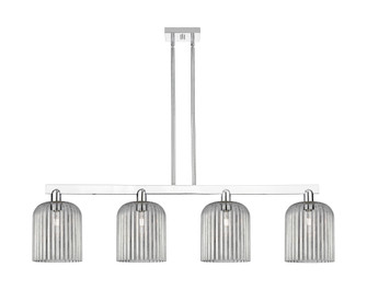 Bridal Veil - 4 Light - 51 inch - Polished Chrome - Stem hung - Island Light (3442|716-4I-PC-G559-8SM)