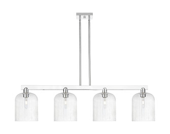 Bridal Veil - 4 Light - 51 inch - Polished Chrome - Stem hung - Island Light (3442|716-4I-PC-G559-8SDY)