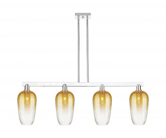 Brookhaven Flute - 4 Light - 48 inch - Polished Chrome - Stem hung - Island Light (3442|716-4I-PC-G484-7AM)