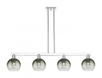 Brookhaven Globe - 4 Light - 48 inch - Polished Chrome - Stem hung - Island Light (3442|716-4I-PC-G483-8SL)