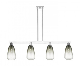Brookhaven Almond - 4 Light - 48 inch - Polished Chrome - Stem hung - Island Light (3442|716-4I-PC-G480-6SL)