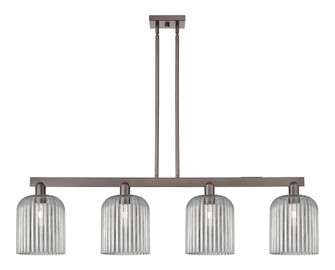 Bridal Veil - 4 Light - 51 inch - Oil Rubbed Bronze - Stem hung - Island Light (3442|716-4I-OB-G559-8SM)