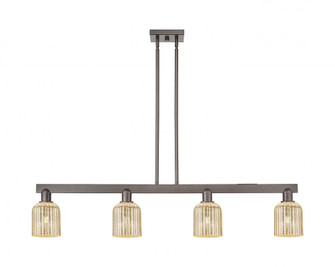 Bridal Veil - 4 Light - 48 inch - Oil Rubbed Bronze - Stem hung - Island Light (3442|716-4I-OB-G559-5ME)