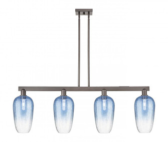 Brookhaven Flute - 4 Light - 48 inch - Oil Rubbed Bronze - Stem hung - Island Light (3442|716-4I-OB-G484-7SB)
