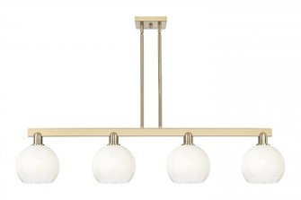 Brookhaven Globe - 4 Light - 48 inch - Champagne Bronze - Stem hung - Island Light (3442|716-4I-CB-G483-8OP)
