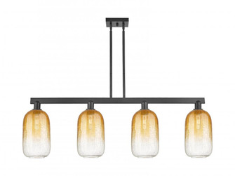 Brookhaven Cloche - 4 Light - 48 inch - Matte Black - Stem hung - Island Light (3442|716-4I-BK-G482-7AM)