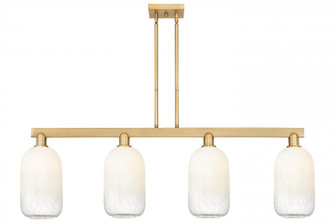 Brookhaven Cloche - 4 Light - 48 inch - Brushed Brass - Stem hung - Island Light (3442|716-4I-BB-G482-7OP)