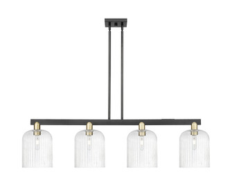 Bridal Veil - 4 Light - 51 inch - Black Antique Brass - Stem hung - Island Light (3442|716-4I-BAB-G559-8SDY)