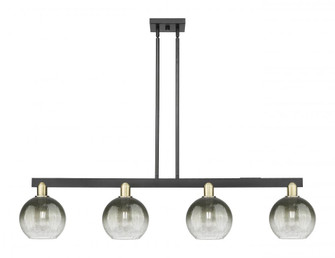Brookhaven Globe - 4 Light - 48 inch - Black Antique Brass - Stem hung - Island Light (3442|716-4I-BAB-G483-8SL)