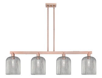 Bridal Veil - 4 Light - 51 inch - Antique Copper - Stem hung - Island Light (3442|716-4I-AC-G559-8SM)