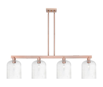 Bridal Veil - 4 Light - 51 inch - Antique Copper - Stem hung - Island Light (3442|716-4I-AC-G559-8SDY)