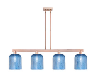 Bridal Veil - 4 Light - 51 inch - Antique Copper - Stem hung - Island Light (3442|716-4I-AC-G559-8BL)