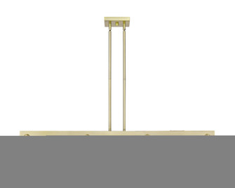Bridal Veil - 4 Light - 48 inch - Antique Brass - Stem hung - Island Light (3442|716-4I-AB-G559-5SDY)