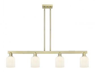 Bridal Veil - 4 Light - 48 inch - Antique Brass - Stem hung - Island Light (3442|716-4I-AB-G559-5GWH)