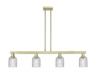 Bridal Veil - 4 Light - 48 inch - Antique Brass - Stem hung - Island Light (3442|716-4I-AB-G559-5CL)