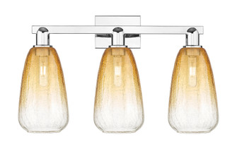 Brookhaven Almond - 3 Light - 26 inch - Polished Chrome - Bath Vanity Light (3442|716-3W-PC-G480-6AM)