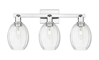 Preston Bulb - 3 Light - 26 inch - Polished Chrome - Bath Vanity Light (3442|716-3W-PC-G459-6CL)