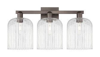 Bridal Veil - 3 Light - 27 inch - Oil Rubbed Bronze - Bath Vanity Light (3442|716-3W-OB-G559-8CL)