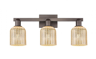 Bridal Veil - 3 Light - 26 inch - Oil Rubbed Bronze - Bath Vanity Light (3442|716-3W-OB-G559-5ME)