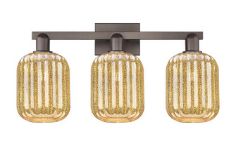 Preston Cylinder - 3 Light - 26 inch - Oil Rubbed Bronze - Bath Vanity Light (3442|716-3W-OB-G460-7ME)
