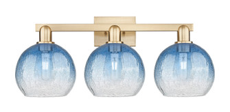 Brookhaven Globe - 3 Light - 26 inch - Champagne Bronze - Bath Vanity Light (3442|716-3W-CB-G483-8SB)