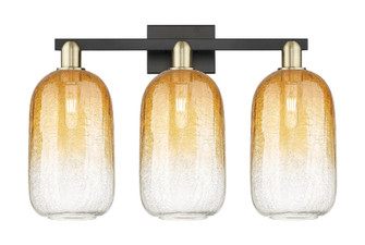 Brookhaven Cloche - 3 Light - 26 inch - Black Antique Brass - Bath Vanity Light (3442|716-3W-BAB-G482-7AM)