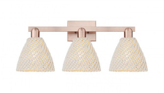 Bristol Natural - 3 Light - 26 inch - Antique Copper - Bath Vanity Light (3442|716-3W-AC-NBD-75-NAT)
