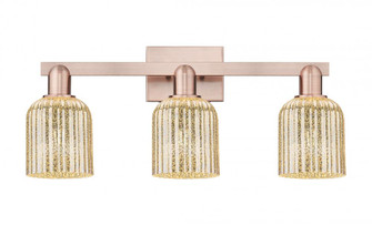 Bridal Veil - 3 Light - 26 inch - Antique Copper - Bath Vanity Light (3442|716-3W-AC-G559-5ME)