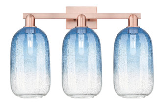 Brookhaven Cloche - 3 Light - 26 inch - Antique Copper - Bath Vanity Light (3442|716-3W-AC-G482-7SB)