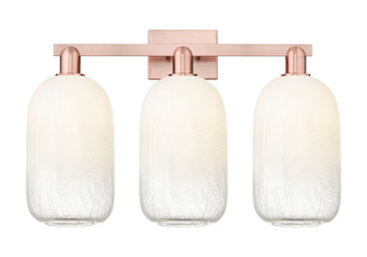 Brookhaven Cloche - 3 Light - 26 inch - Antique Copper - Bath Vanity Light (3442|716-3W-AC-G482-7OP)