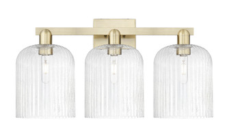 Bridal Veil - 3 Light - 27 inch - Antique Brass - Bath Vanity Light (3442|716-3W-AB-G559-8SDY)