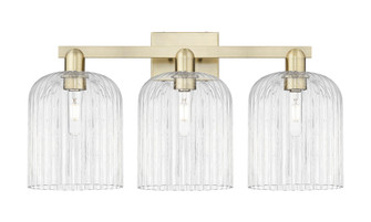 Bridal Veil - 3 Light - 27 inch - Antique Brass - Bath Vanity Light (3442|716-3W-AB-G559-8CL)