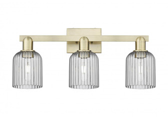 Bridal Veil - 3 Light - 26 inch - Antique Brass - Bath Vanity Light (3442|716-3W-AB-G559-5SM)