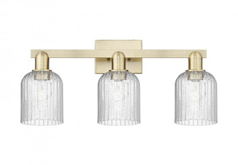 Bridal Veil - 3 Light - 26 inch - Antique Brass - Bath Vanity Light (3442|716-3W-AB-G559-5SDY)