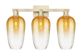 Brookhaven Flute - 3 Light - 26 inch - Antique Brass - Bath Vanity Light (3442|716-3W-AB-G484-7AM)