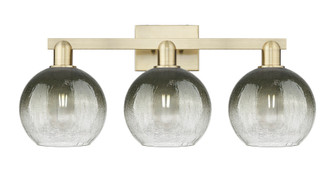 Brookhaven Globe - 3 Light - 26 inch - Antique Brass - Bath Vanity Light (3442|716-3W-AB-G483-8SL)