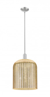 Bridal Veil - 3 light - 12 inch - Brushed Satin Nickel - Mini Pendant (3442|716-3S-SN-G559-12ME)