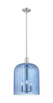 Bridal Veil - 1 Light - 12 inch - Brushed Satin Nickel - Mini Pendant (3442|716-3S-SN-G559-12BL)