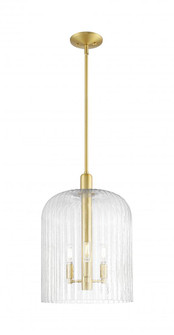 Bridal Veil - 1 Light - 12 inch - Satin Gold - Mini Pendant (3442|716-3S-SG-G559-12SDY)