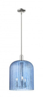 Bridal Veil - 3 light - 12 inch - Polished Nickel - Mini Pendant (3442|716-3S-PN-G559-12BL)