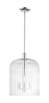 Bridal Veil - 3 light - 12 inch - Polished Chrome - Mini Pendant (3442|716-3S-PC-G559-12CL)