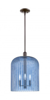 Bridal Veil - 3 light - 12 inch - Oil Rubbed Bronze - Mini Pendant (3442|716-3S-OB-G559-12BL)