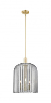 Bridal Veil - 3 light - 12 inch - Champagne Bronze - Mini Pendant (3442|716-3S-CB-G559-12SM)