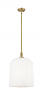 Bridal Veil - 1 Light - 12 inch - Brushed Brass - Mini Pendant (3442|716-3S-BB-G559-12GWH)