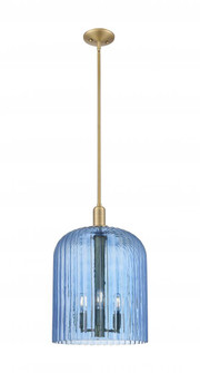 Bridal Veil - 3 light - 12 inch - Brushed Brass - Mini Pendant (3442|716-3S-BB-G559-12BL)