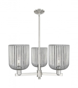 Bridal Veil - 3 Light - 30 inch - Satin Nickel - Pendant (3442|716-3CR-SN-G559-8SM)