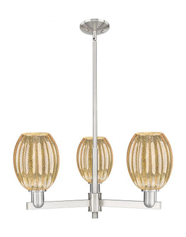 Preston Bulb - 3 Light - 18 inch - Satin Nickel - Pendant (3442|716-3CR-SN-G459-6ME)