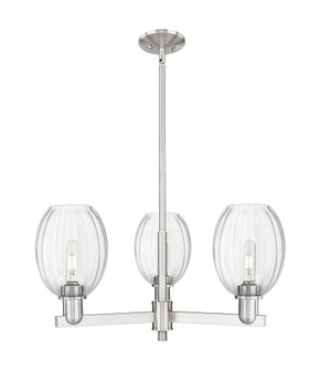 Preston Bulb - 3 Light - 18 inch - Satin Nickel - Pendant (3442|716-3CR-SN-G459-6CL)