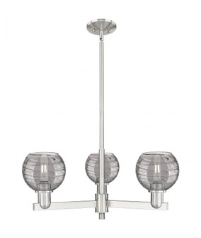 Athens Deco Swirl - 3 Light - 18 inch - Satin Nickel - Pendant (3442|716-3CR-SN-G1213-6SM)